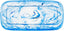 Aegean 17'' X 8.4'' Durable Acrylic Serving Tray, Shatter-Resistant and Dishwasher-Safe Indoor/Outdoor Plate to Serve Appetizers, Main Courses, Desserts, or Cheeses - Blue