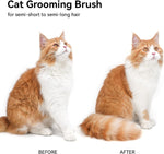 Cat Brush for Shedding, Cat Brushes for Indoor Cats, Cat Brush for Long or Short Haired Cats, Cat Grooming Brush Cat Comb for Kitten Rabbit Massage Removes Loose Fur