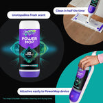 Powermop Floor Cleaning Solution with Unstopables Fresh Scent, Powermop Refills, Floor Cleaner for Mopping, 25.3 Fl Oz, 2 Pack