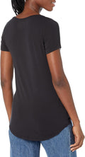 Women'S Relaxed-Fit Short-Sleeve V-Neck Tunic Activewear Shirt (Available in plus Size)