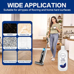 Multi-Surface Floor Cleaning Solution Compatible with Tineco Vacuum Mop, Cleaner Refill for All Mopping Robot Vacuums and Cordless Wet/Dry Mops (4 Bottle Pack, Original)