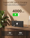 HOEOSE Rechargeable Wall Lights, Magnetic Battery Operated Wall Sconces Set of 2, Wireless Motion Sensor Night Light with Remote, Timer, 3 Color Temps & Dimmable, Wall Lamps for Bedroom, Living Room