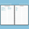 Workout Log for Women & Men - A5 Fitness Planner/Journal to Track Weight Loss, Workout Journal for GYM, Bodybuilding Progress - Daily Health & Wellness Tracker, Black