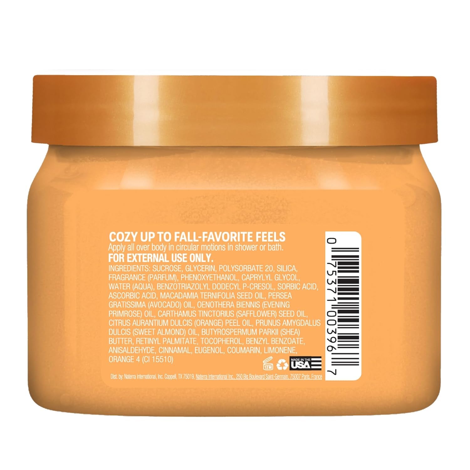 Shea Sugar Scrub Sweet Punkin | Exfoliating Body Scrub Removes Dead, Dry Skin for a Soft & Hydrated Feel | Nourishing Essential Body Care | 18 Fl Oz.