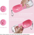 Dog Water Bottle with Food Container, Travel Puppy Water Bowl, Portable Pet Dispenser, Girl Dog Mom Gifts Accessories Stuff Essentials Necessities for Yorkie Chihuahua Cat Walking and Hiking