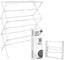 2026 Enhanced Clothes Drying Rack | Foldable Drying Rack Clothing for Laundry | Small Collapsible Portable Dryers for Laundry | Use for Indoor & Outdoor | White 37.5"X29"X12"