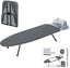 Metal Mesh Panel Tabletop Ironing Board | Foldable Iron Board | Heavy Duty Small Iron Board with Heat Resistant Cover and 100% Cotton 8Mm Thicken Pad | 31.5"X11.8"X6.2"