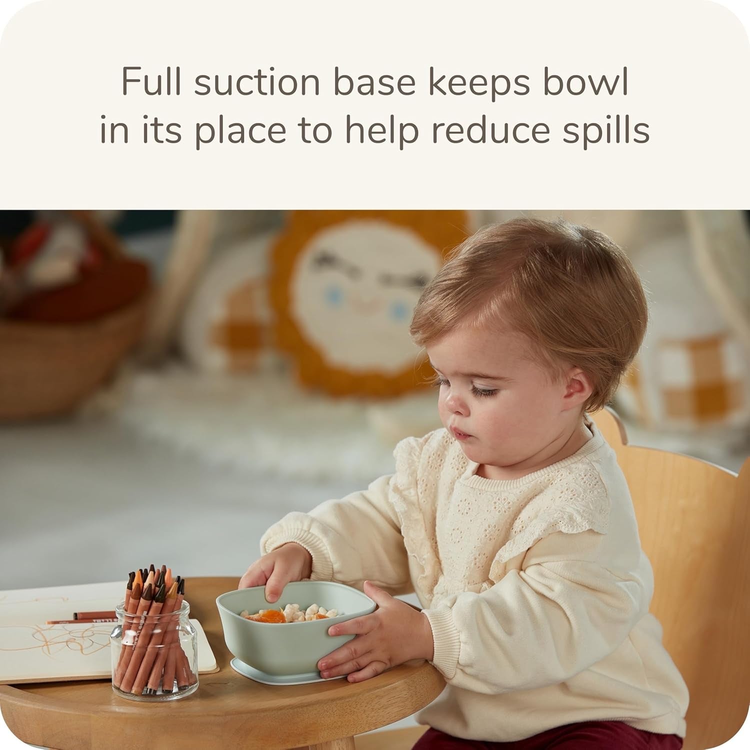 for Nature Suction Bowl and Lid, Leak-Proof Lid, Microwave, Freezer, & Top Rack Dishwasher Safe, Bpa-Free