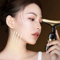 3 in 1 Face Massager Neck Facial Eye Massage Introducer Microcurrent Skin Rejuvenation anti Aging Beauty Device Wholesale