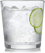 Preston Tumbler and Rocks Glass Cups Set, All Purpose Everyday Drinking Glasses Set of 16, Glassware Drinking Glasses for Birthdays, Dinners