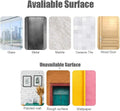 8 Inch Clear Acrylic Shelves for Wall No Drilling, 2 Pack Small Floating Shelf with Ledge No Damage Mounted, Easily Expand Wall Space for Bedroom, Living Room, Bathroom