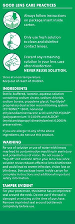 Replenish Multi-Purpose Contact Lens Cleaning and Disinfecting Solution with Lens Case, 10 FL OZ (Pack of 2)