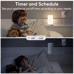 Smart Plug, Wifi Outlet Works with Alexa & Google Home, Smart Home Socket with Remote Control & Timer Function, 2.4Ghz Wifi Only, 4 Packs