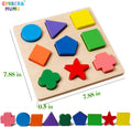 Preschool Colorful Wooden Shape Puzzle