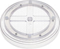 Clear Rotating Lazy Susan Turntable Organizer for Condiments, 9-Inch, 2-Pack
