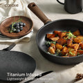 Nonstick Pots and Pans, Induction Titanium Cookware Set 16Pcs Kitchen Cooking Sets, Pot and Pan Non Stick W/Frying Pan (PFOS, PFOA Free)