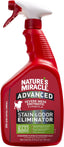 Natureâ€™S Miracle Advanced Stain and Odor Eliminator Dog Spray, Fresh Scent, Severe Mess Enzymatic Formula for Tough Pet Messes, 32 Oz