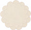 Round Ivory Placemats 13 Inches- Set of 1 | Heat Resistant Mats for Kitchen and Dining Table Décor- Non Slip Placemat for Special Occasions and Everyday Use | Ideal for Gatherings