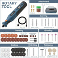 Cordless Rotary Tool Kit,12 Speeds, 25000 PRM, Cordless Rotary Tool 66 Pcs Accessories Ring Light for Carving, Cutting, Drilling, Engraving, Sanding, Polishing and DIY Creations