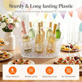 11.5L Ice Bucket for Parties 2 Pcs, Large Plastic Drink Cooler for Champagne Wine, Beer, Clear Beverage Tub for Mimosa & Cocktail Bar, Portable Chiller for Party Hosting & Serving