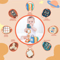 Busy Board for 1 2 3 Year Old - Montessori Travel Toy with Fine Motor Activities, Busy Cube Sensory Learning for Toddlers 1-3 - Perfect Baby Boy Girl Gift & Airplane Car Activity