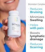 Bromelain & Quercetin Recovery Complex - Post Surgery Recovery Bruising, Swelling Relief, Lymphatic Drainage - Post 360 Lipo, BBL, Liposuction, Tummy Tuck - Non GMO - 60 Capsules