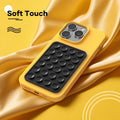 Silicone Phone Sticky Grip, Suction Phone Case Mount for Iphone and Android, Hands-Free Sticky Cell Phone Grip, Mobile Fidget Mirror Holder for Selfies and Videos