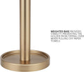 Countertop Paper Towel Stand - Steady and Easy Tear - Fits All Paper Towel Rolls - Warm Gold