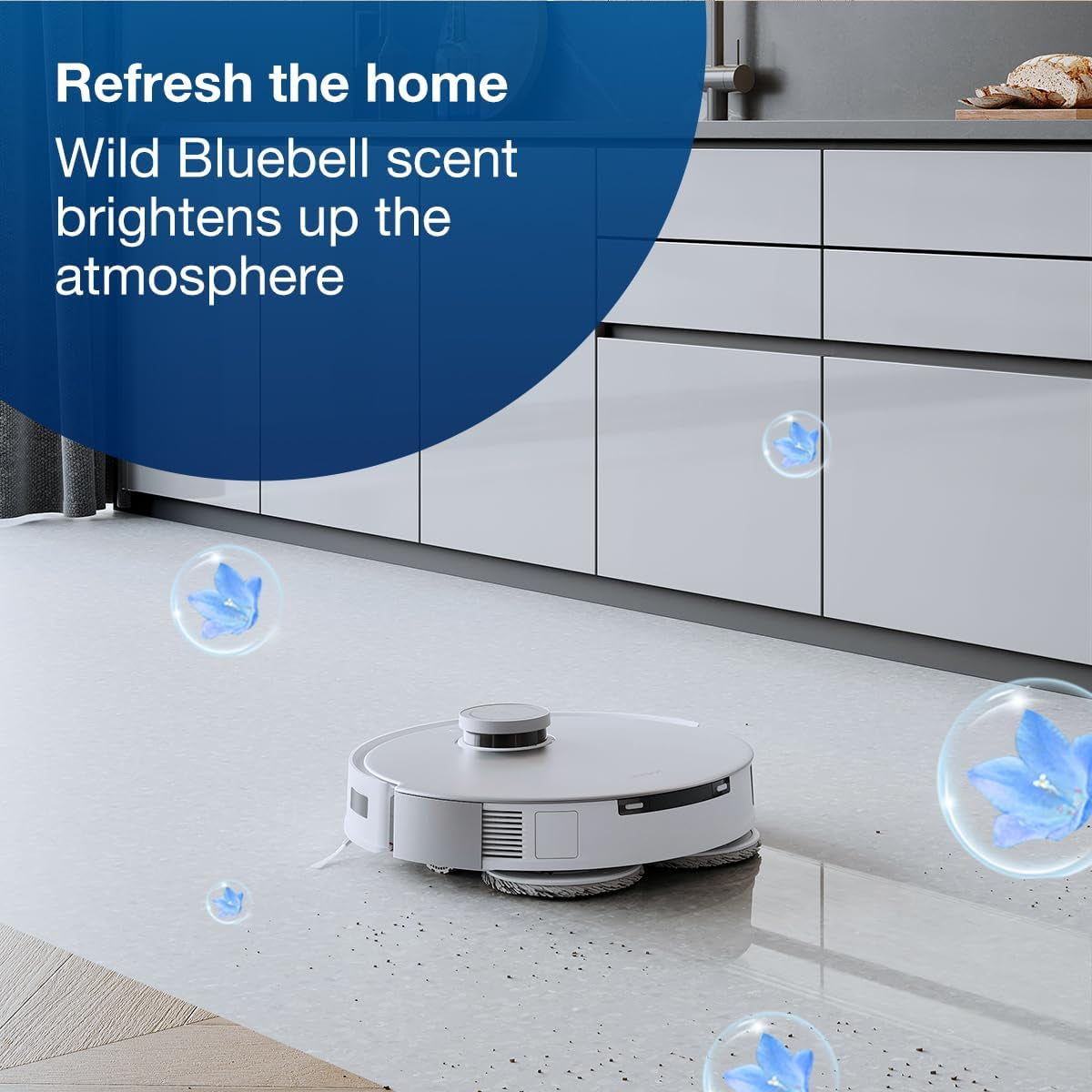 Multi-Surface Floor Cleaning Solution, Compatible with DEEBOT X11 OMNI Cyclone / X9 PRO OMNI / T80 OMNI / T50 PRO OMNI / N30 Series / N20 Series and All Other Robot Vacuum Cleaners, 1L