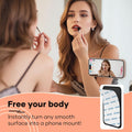 Silicone Phone Sticky Grip, Suction Phone Case Mount for Iphone and Android, Hands-Free Sticky Cell Phone Grip, Mobile Fidget Mirror Holder for Selfies and Videos
