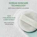 Neo Blurring Powder: Korean Shine Control Compact with Pore Blurring, Smoothing Finish & Travel-Friendly, No Spill Packaging