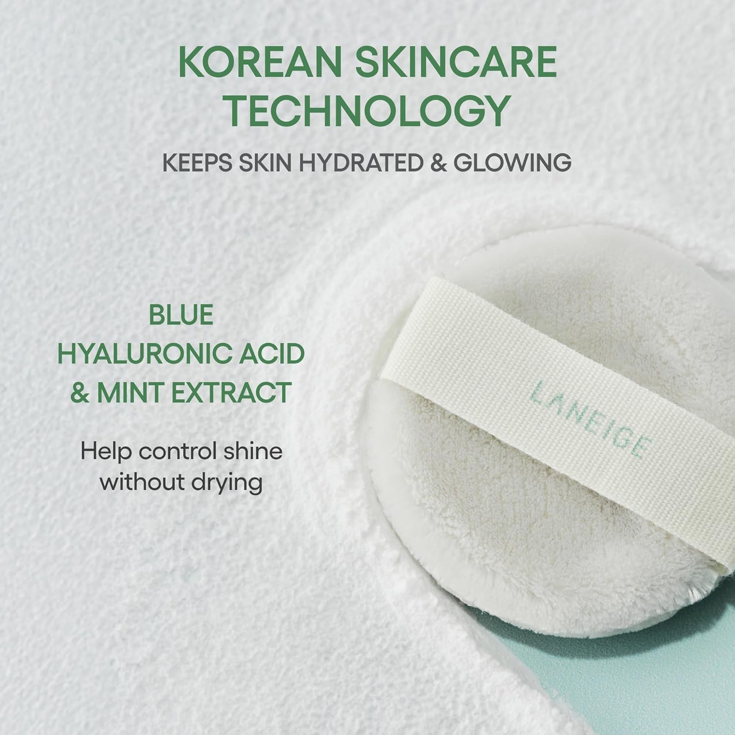 Neo Blurring Powder: Korean Shine Control Compact with Pore Blurring, Smoothing Finish & Travel-Friendly, No Spill Packaging