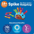 Spike the Fine Motor Hedgehog - Toddler Montessori Toys, Stacking Shape, Gifts for Boys and Girls, Sorting and Matching Skill Activities, Educational Games, Kindergarten
