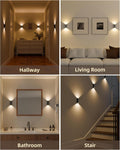 Motion Sensor Wall Light with Remote Control, Wireless Wall Lamp, 3 Color Temps, Dimmable, Magnetic, LED Indoor Rechargeable Wall Sconce, 4000Mah, for Hallway, Stair, Bedroom, Renters