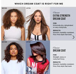 Dream Coat Anti-Humidity Treatment Spray – Anti-Frizz Hair Smoothing Spray with Built-In Heat Protectant, Award-Winning Leave in Treatment for Glassy Smooth, Shiny Styles up to 3-4 Washes