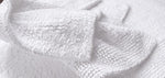 Reversible White Cotton Bath Mat Rug – 17X24, Water Absorbent, Machine Washable Bathroom Rug Mat for outside Bathtub