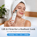 Skin Scrubber Face Spatula Skin Spatula Pore Cleaner Blackhead Remover Tools for Facial Deep Cleansing-4 Modes -White