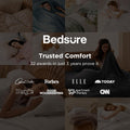 Bedsure California King Sheet Sets - 4 Pieces Soft Cal King Sheets - Breathable & Cooling - Hotel Luxury - Easy Care Polyester Microfiber Bedding for Kids, Women, Men, Dark Grey