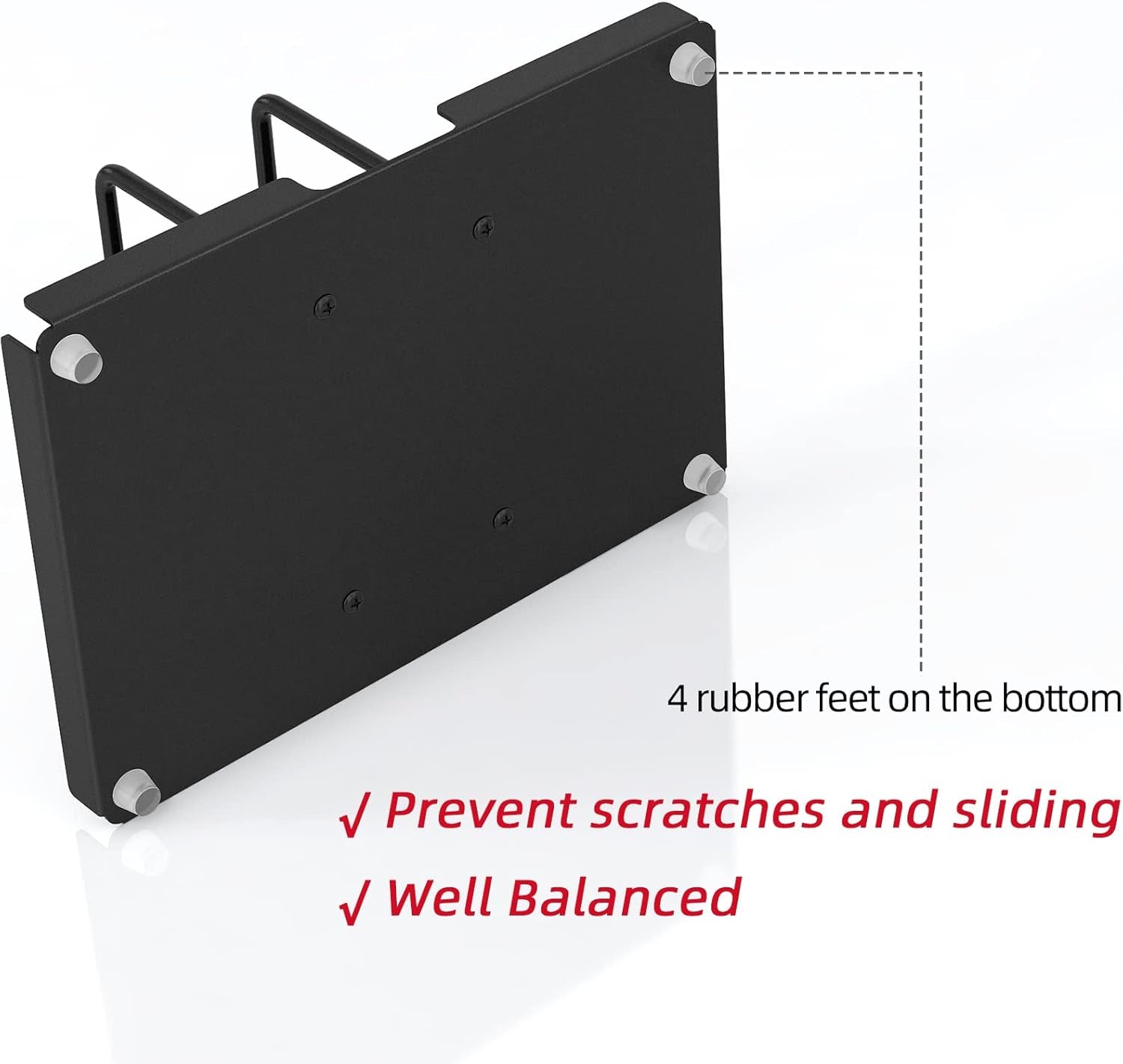 Napkin Holder for Table, Metal Napkin Holder with Salt and Pepper Shakers Caddy, Standing Paper Napkin Storage for Kitchen Dining Table Decor, Black