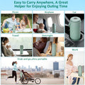 Portable Breast Milk Cooler for Outdoors & Work, 360Â° Total Cooling Keeps Milk Fresh for 24 Hours, 19Oz Large Capacity Travel Breastmilk Chiller with Temp Display & 2Pcs Bottle for Breastmilk Storage