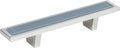 231-BLU-BRN Spa Blue, 3 Inch (76Mm) Pull, Brushed Nickel
