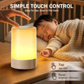 Nursery Night Light for Baby, Portable LED Touch Night Lamp for Kids and Adult, Breastfeeding, Sleep Aid, USB Rechargeable Nursing Lamp, Bedside Dimmable Warm Night Light, Soft Eye Caring