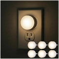 , LED Night Lights Plug into Wall, 6-Pack, Dusk to Dawn Auto On/Off Sensor, Soft White, Plug in Nightlight Perfect for Adults, Kids, Bedroom, Bathroom, Hallway, Kitchen