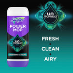 Powermop Floor Cleaning Solution with Unstopables Fresh Scent, Powermop Refills, Floor Cleaner for Mopping, 25.3 Fl Oz, 2 Pack