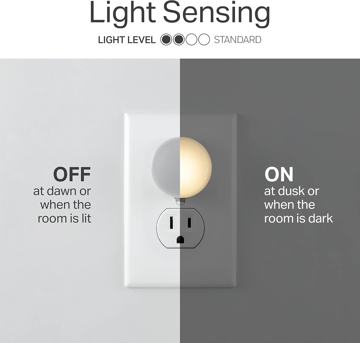 , LED Night Lights Plug into Wall, 6-Pack, Dusk to Dawn Auto On/Off Sensor, Soft White, Plug in Nightlight Perfect for Adults, Kids, Bedroom, Bathroom, Hallway, Kitchen