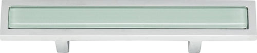 231-BLU-BRN Spa Blue, 3 Inch (76Mm) Pull, Brushed Nickel