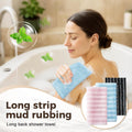 Exfoliating Shower Towel, 2026 New Soft Textured Exfoliating Bath Towel for Home,Soft Foldable Back Scrub Towels, Rich Foaming Body Washcloth, for Cleaning Body Skin (A)
