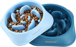 Slow Feeder Dog Bowls 2PCS, Anti-Choking Puzzle Dog Food Bowls, Anti-Slip Interactive Feeding Slow down Eating, Bloat Stop Maze Dishes for Medium Breeds