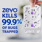 Flying Insect Trap & Cartridge - Plug in Fly Trap & Indoor Bug Catcher for Gnats, House & Fruit Flies - Mess-Free - Use in Any Room - Uses Blue & UV Light (1 Plug in Device & 1 Cartridge)