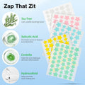 Pimple Patches for Face, Hydrocolloid Acne Patches, Cute Star Zit Covers, Colorful Spot Stickers with Tea Tree, Salicylic Acid & Cica Oil| 3 Sizes (10Mm, 12Mm & 14Mm) |200 Count